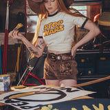 Stop Wars - Vintage Style T- Shirt - Peace Love & Revolution