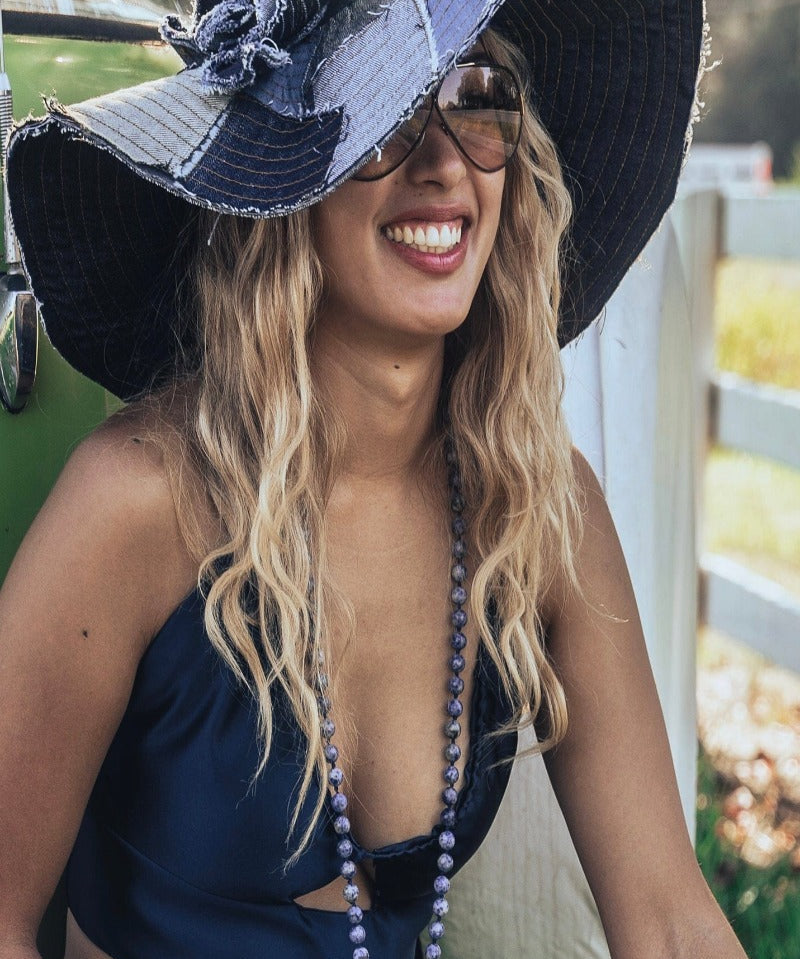 Soulful Hippie Denim Patchwork hat - Soul Sister since 1969