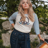 Peace Love & Soul Graphic Baseball T