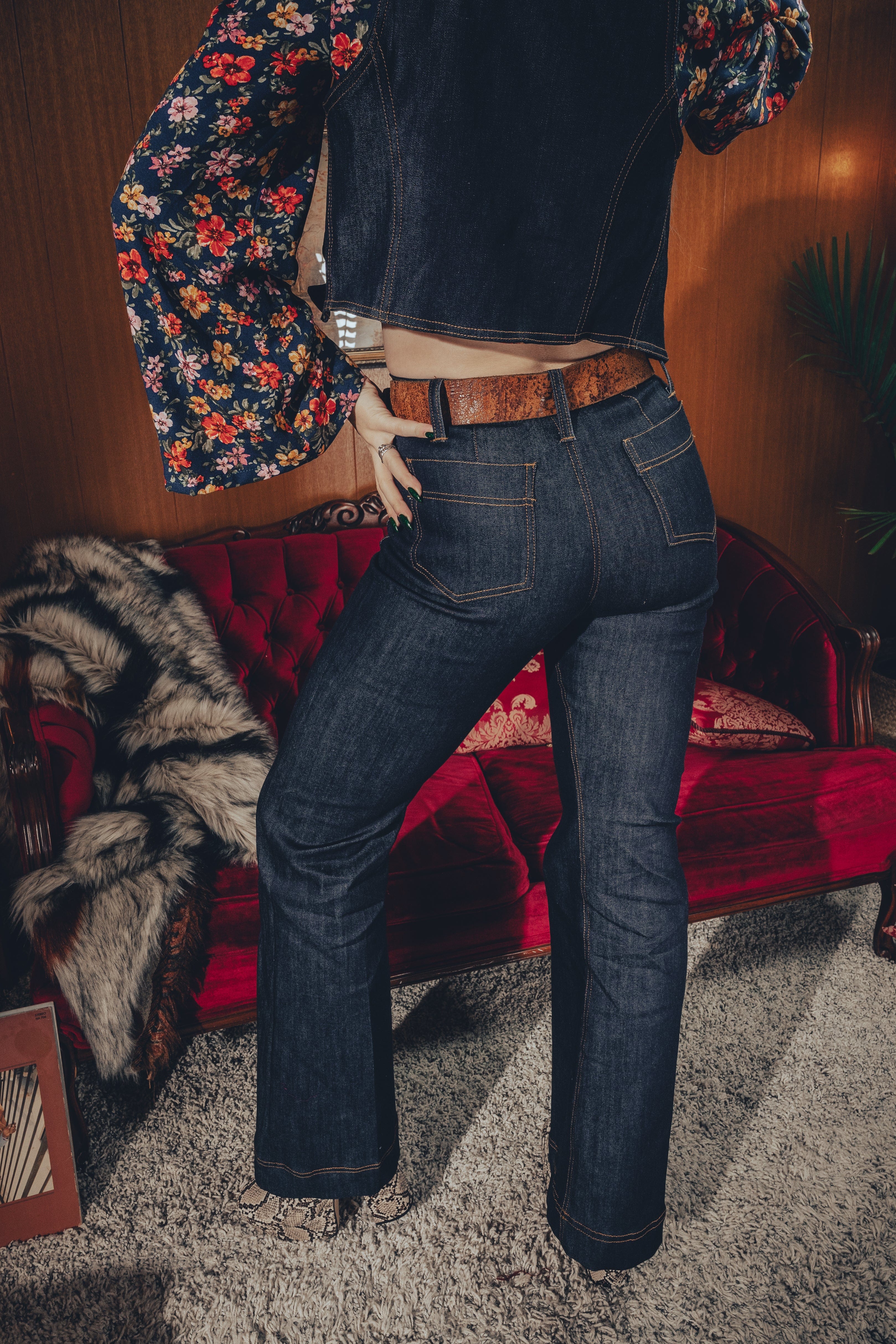 Stevie High rise Jeans - Dark Denim- Soul Sister Since 1969