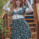 Minivestido floral de margaritas