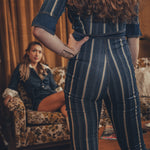 Striped Diva Jumpsuit Retro Onesie Soul Sister since 1969