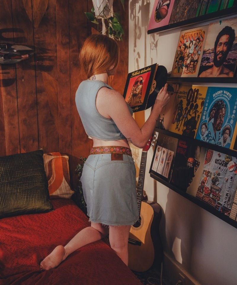 Shrunken Denim Waistcoat - Soul Sister since 1969