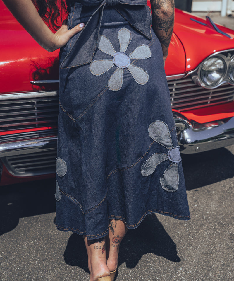 Holly Halter top - Denim- Soul Sister since 1969