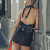 Holly High Rise Denim shorts - Soul Sister since 1969