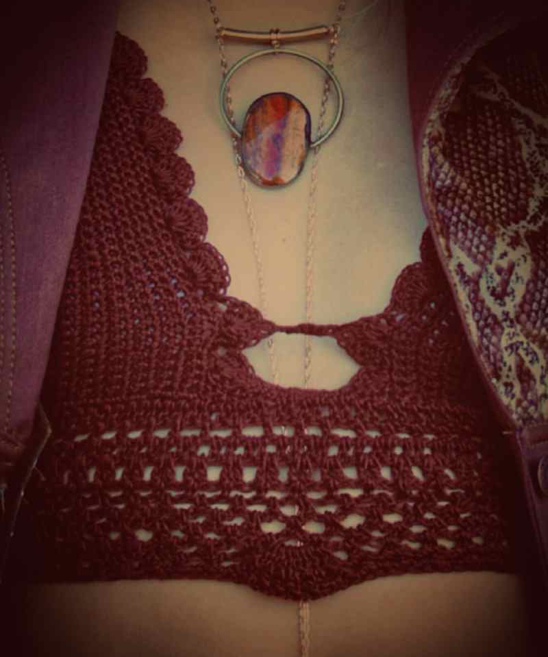 Tree Hugger Orb - Jasper 18kt body chain necklace