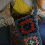 One of a kind Granny Square bag - Carol Meyer Crochet Originals