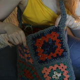 One of a kind Granny Square bag - Carol Meyer Crochet Originals
