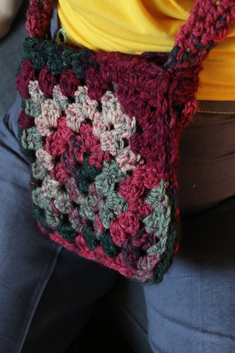 One of a kind Granny Square bag - Carol Meyer Crochet Originals