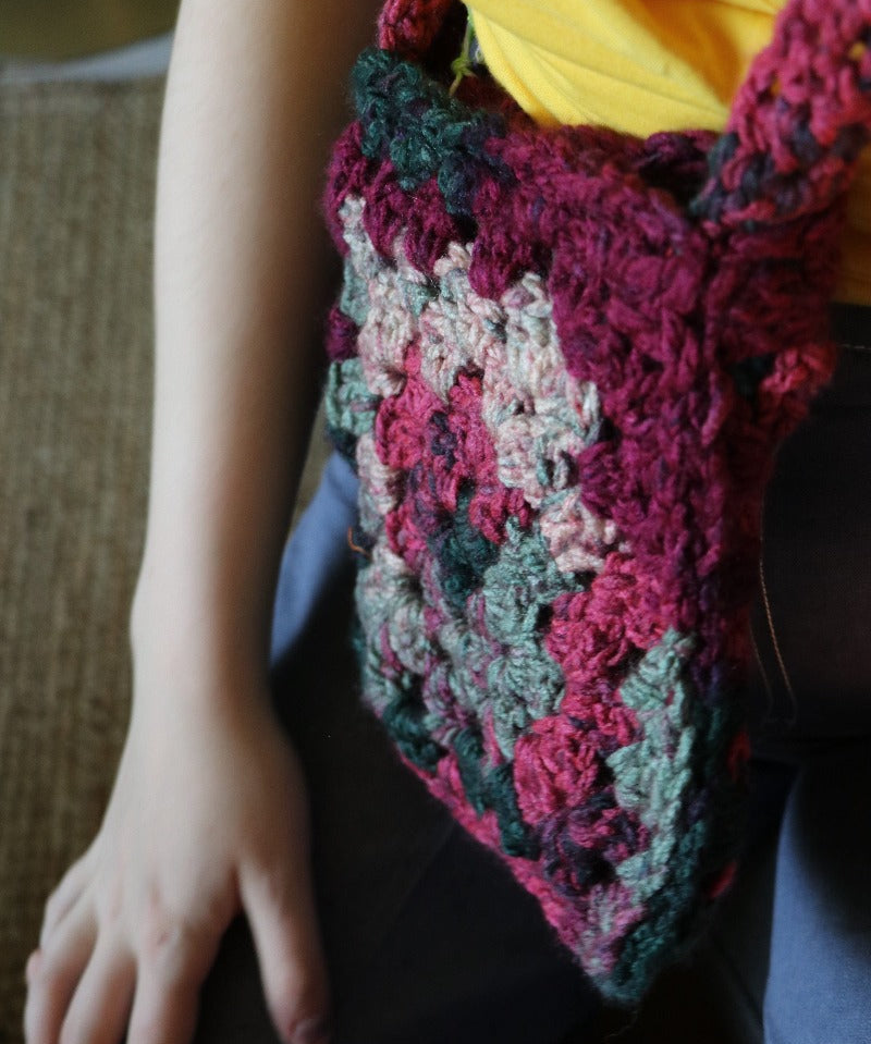 One of a kind Granny Square bag - Carol Meyer Crochet Originals