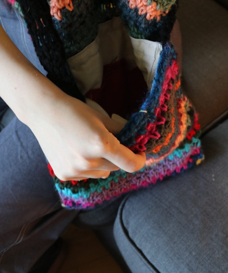 One of a kind  crochet bag - Carol Meyer Crochet originals