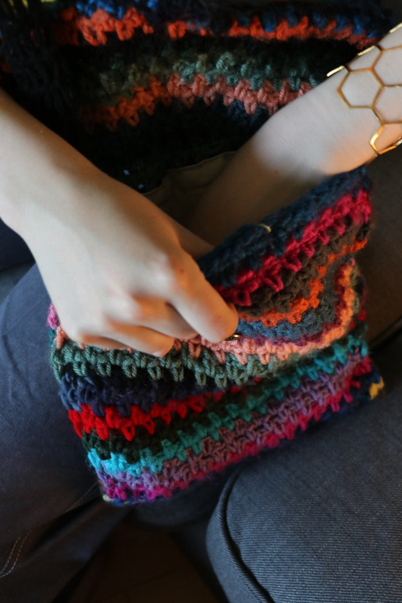 One of a kind  crochet bag - Carol Meyer Crochet originals