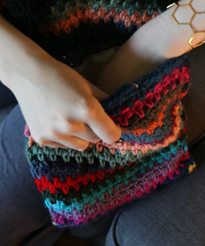 One of a kind  crochet bag - Carol Meyer Crochet originals