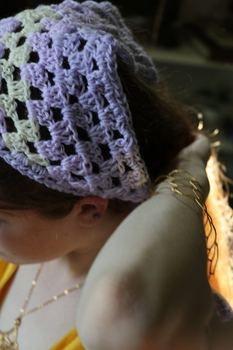 Carol Meyer Crochet's Lilac and Cream colour