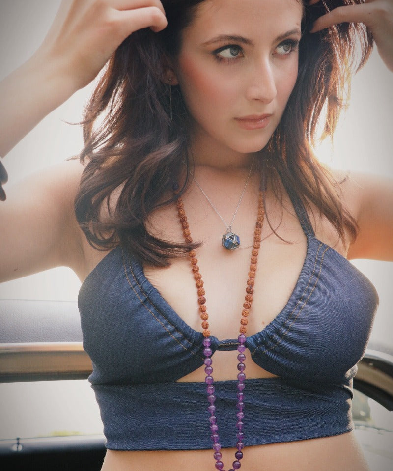 Stevie Halter top - Denim - Soul Sister since 1969