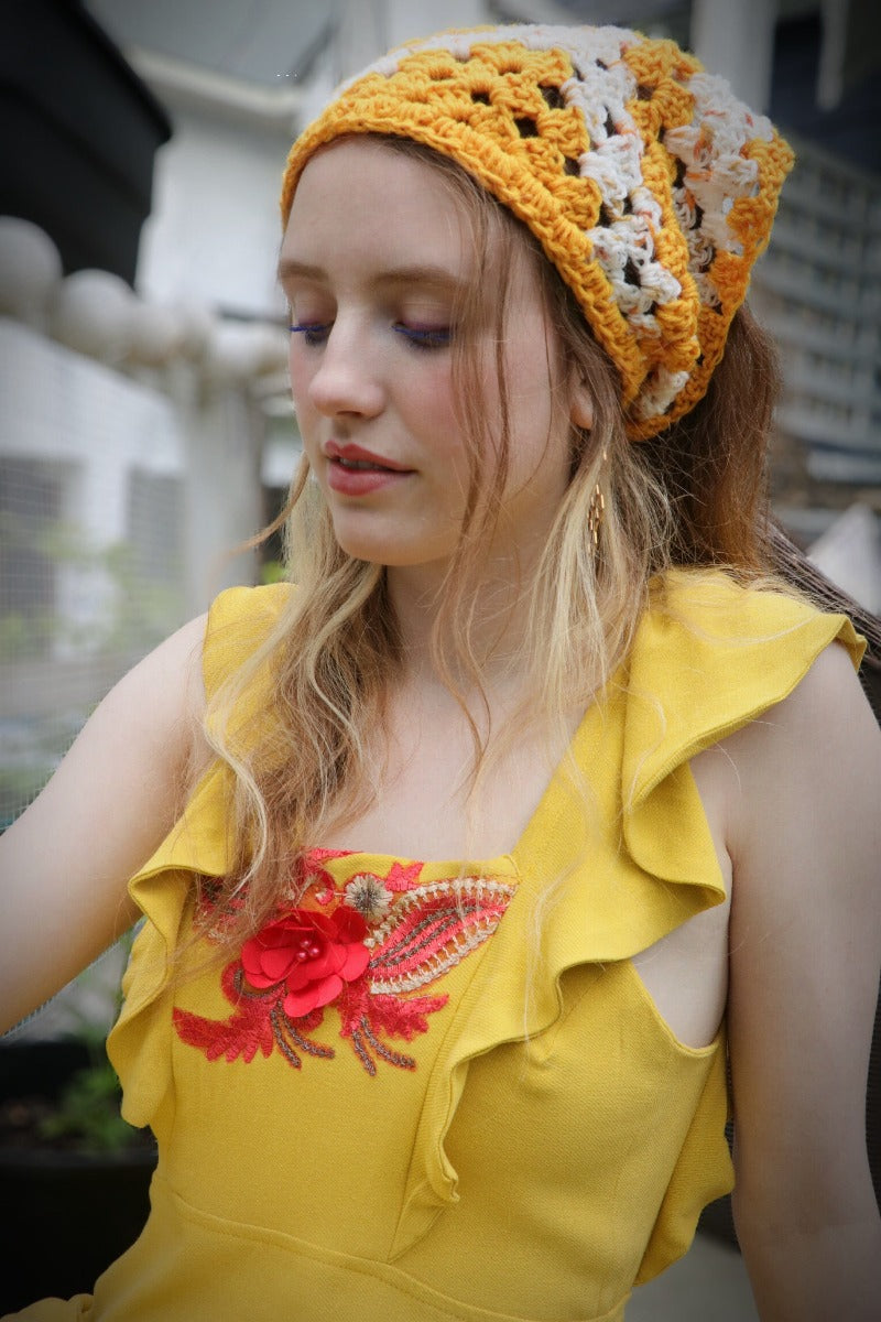 Carol Meyer Crochet's Yellow and Cream