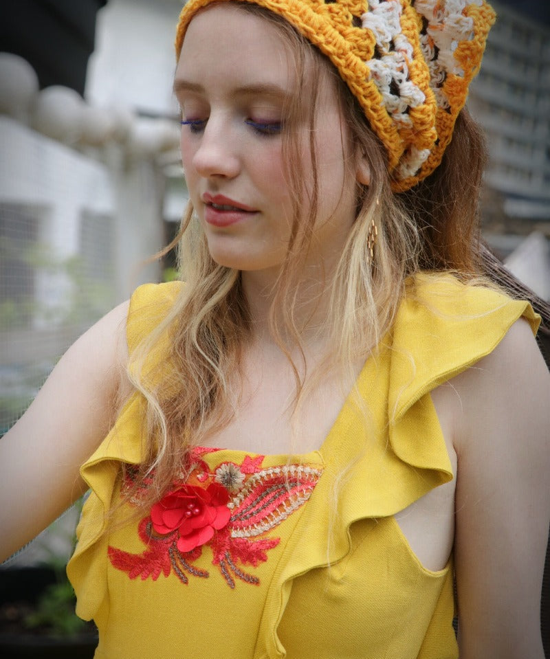 Carol Meyer Crochet's Yellow and Cream