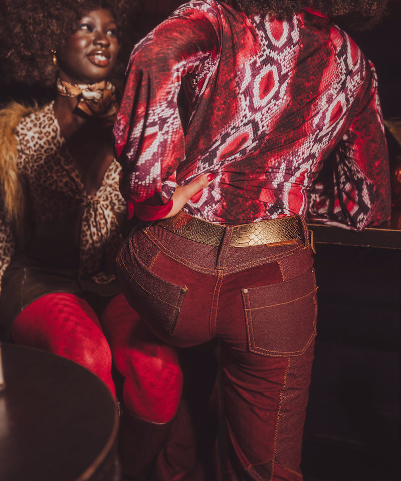 Soul Sister since 1969- 70s snake charmer shirt