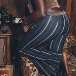 Farrah Waistcoat - Denim & faux suede - soul sister since 1969