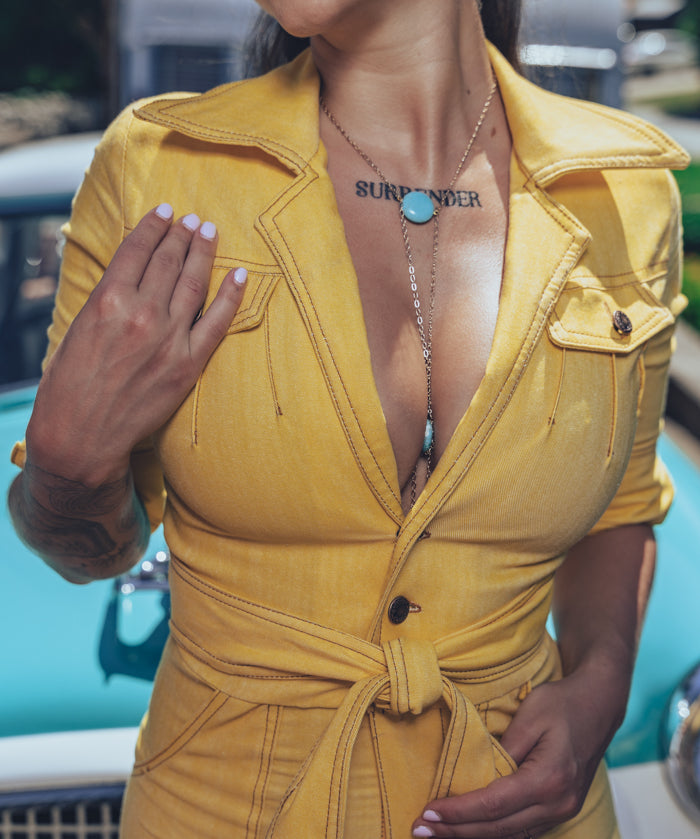 Little Diva Romper - Yellow Soul Sister since 1969