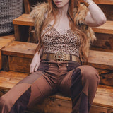 Bolero de terciopelo de zorro