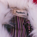 Penny Lane coat in Cream with faux fur showing the label Soul Sister since 1969
