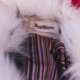 Penny Lane coat in Cream with faux fur showing the label Soul Sister since 1969