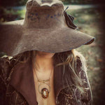 Tree Hugger Orb - Jasper 18kt body chain necklace