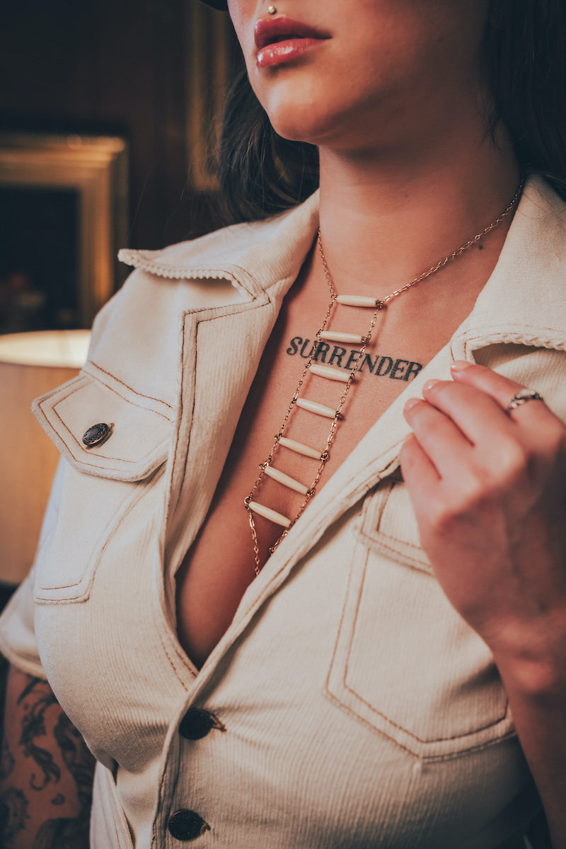 Stretch corduroy cream Diva jumpsuit with dramatic bell bottoms  designed for chic, sexy retro 70's inspired  silhouette