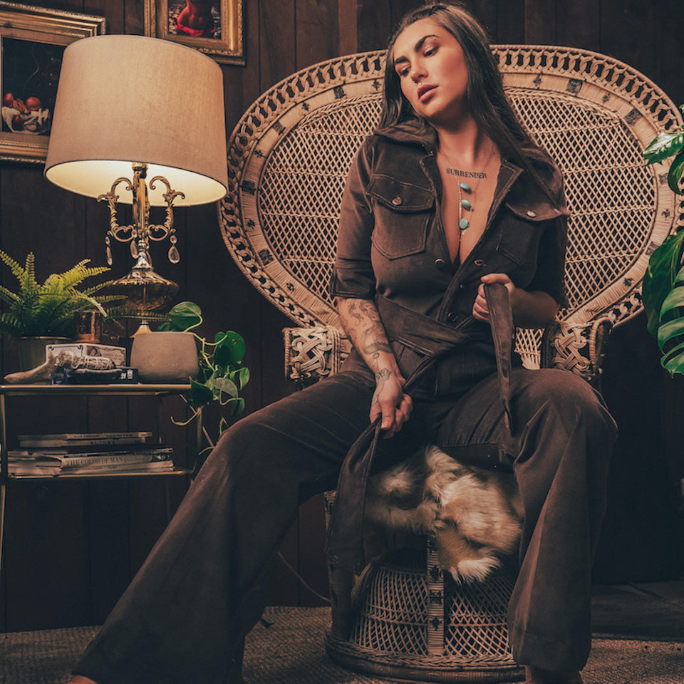 Exceptional limited edition 70s inspired jumpsuits ethically made by Soul Sister since 1969 in Vancouver  Canada