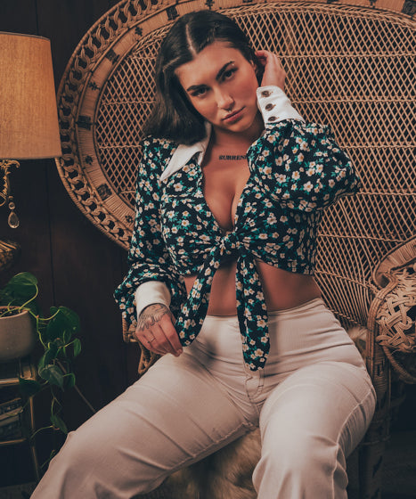 Soul Sister since 1969 - Daisy cropped Blouse