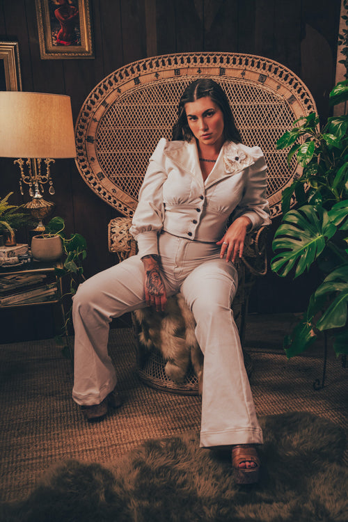 Soul Sister since 1969 - Joan High Rise Bells - Cream Corduroy