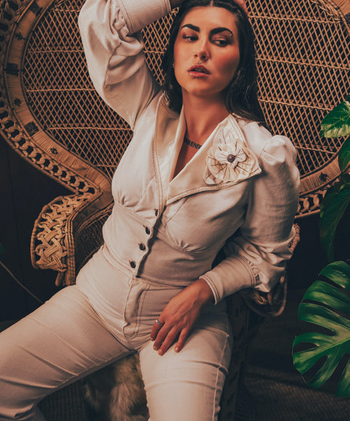 Soul Sister since 1969 - Joan High Rise Bells - Cream Corduroy