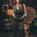 Soul Sister since 1969 - Viola Plaid vest