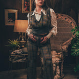 Soul Sister since 1969 - Viola Plaid vest