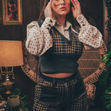 Soul Sister since 1969 - Viola Plaid vest