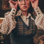 Soul Sister since 1969 - Viola Plaid vest