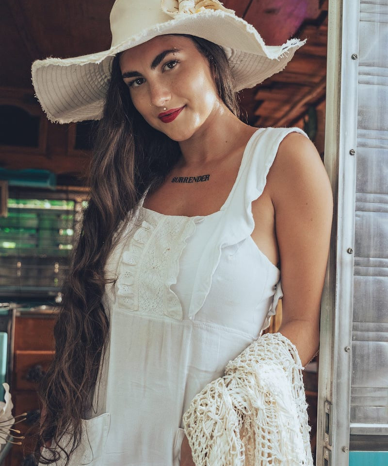 Soul Sister since 1969 - Soulful Hippie Sun Hat  - Cream