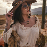 Sweet Jane Peasant Blouse