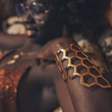 Grace Halter neck top - copper glitter - Soul Sister since 1969