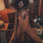 Grace Halter neck top - copper glitter - Soul Sister since 1969