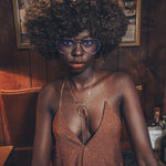 Grace Halter neck top - copper glitter - Soul Sister since 1969