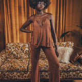Grace Halter neck top - copper glitter - Soul Sister since 1969