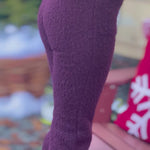 video of woman wearing a snow snuggly suit